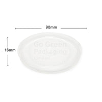 90mm PP Lids For 8oz|12oz Soup & Food Containers - 500pcs