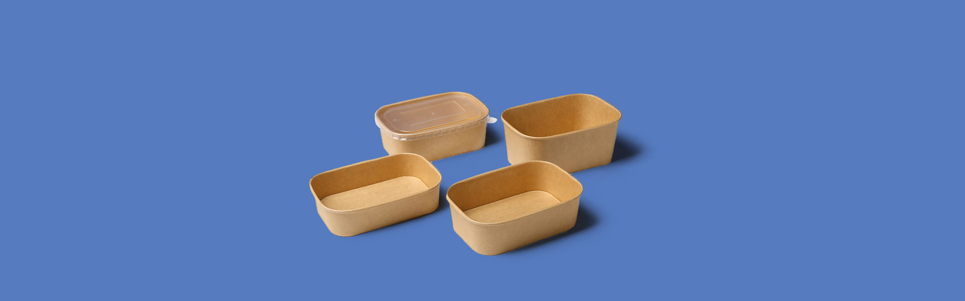 Rectangular Kraft Containers