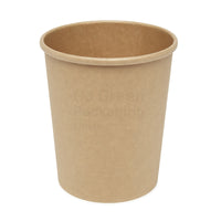 32oz Soup & Food Kraft Container-  115mm - 500pcs