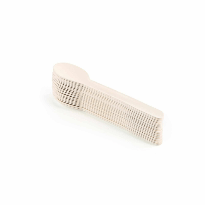Compostable Paper Spoons - Pack of 100