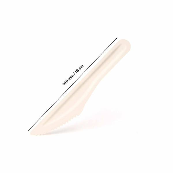 Compostable Paper Knives - Pack of 100