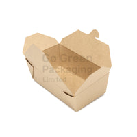 Rectangular Kraft Deli Takeaway Boxes  -  950ml  -  300pcs