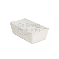 Rectangular White Deli Kraft Takeaway Boxes 950ml- 300pcs