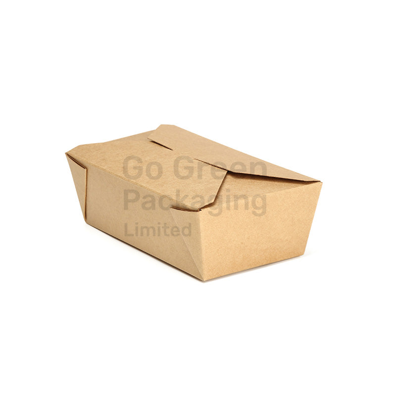 Rectangular Kraft Deli Takeaway Boxes  -  950ml  -  300pcs