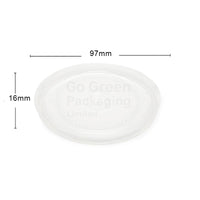 97mm PP Lids For 16oz Soup & Food Containers - 500pcs