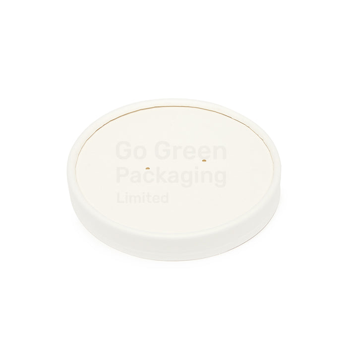 90mm White Paper Soup lids