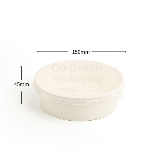 NEW 500ml White Round Bowls - 300pcs